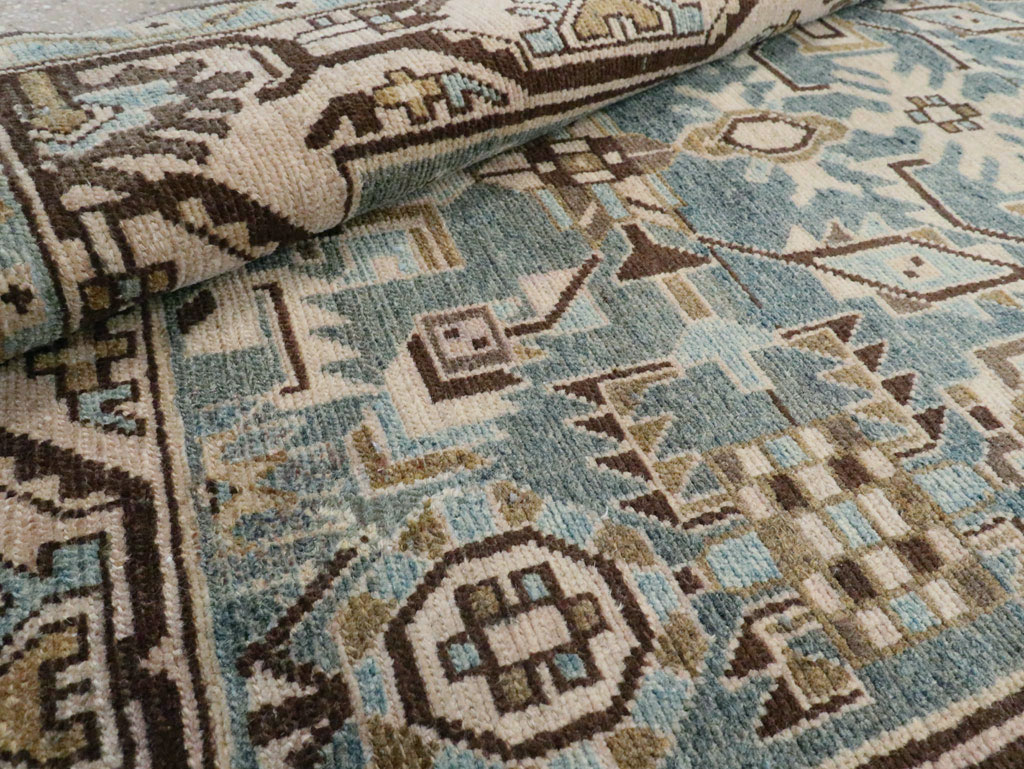 Vintage Persian Malayer Rug, No.28773 - Staging