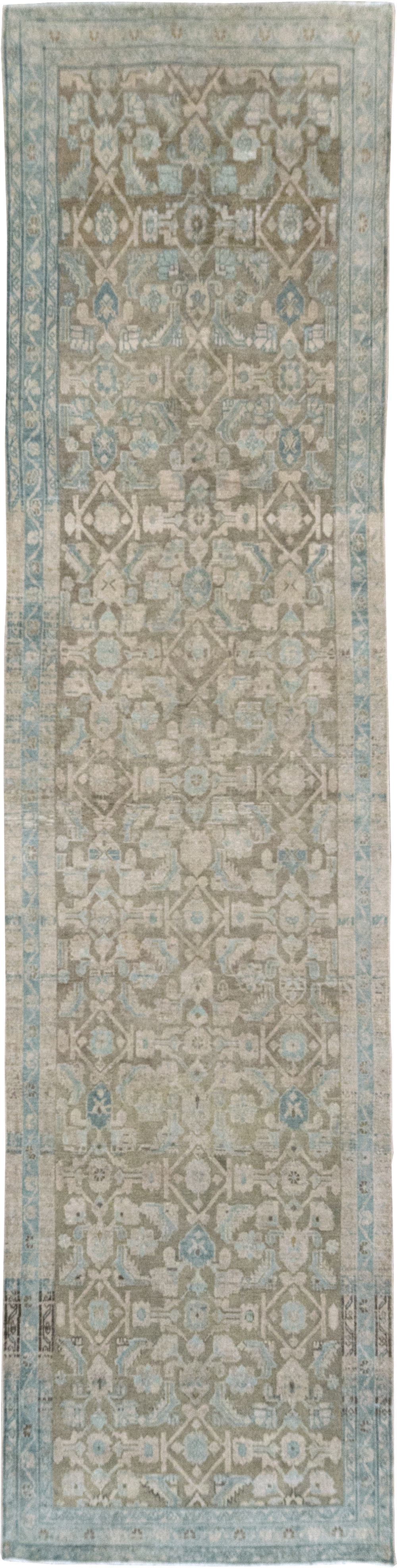 Vintage Persian Malayer Wide Gallery Runner, No.28776 - Staging