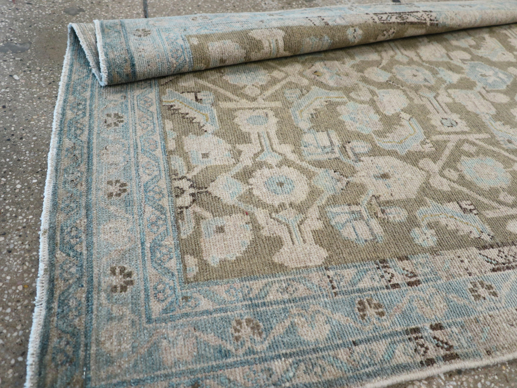Vintage Persian Malayer Wide Gallery Runner, No.28776 - Staging