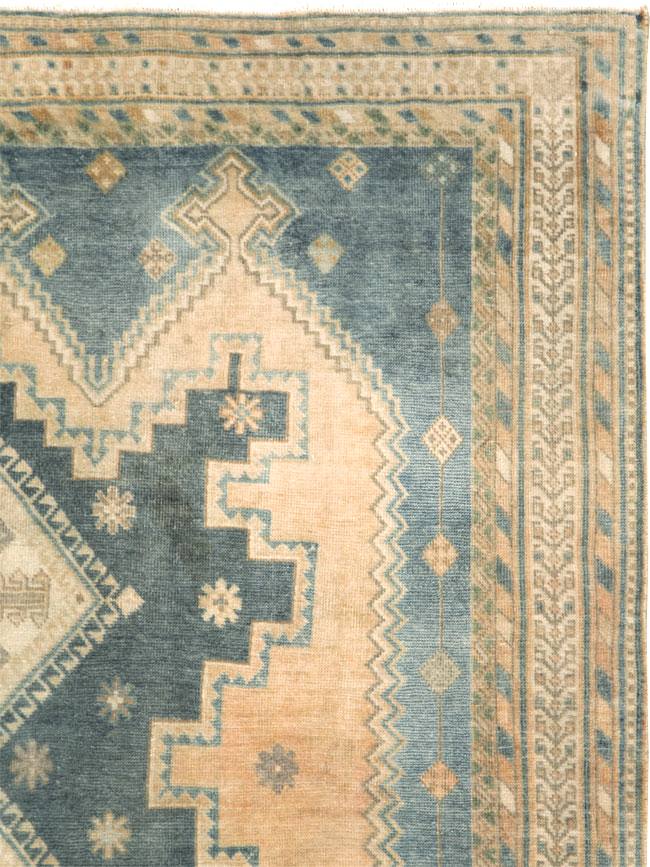 Vintage Persian Afshar Rug, No.28779 - Staging