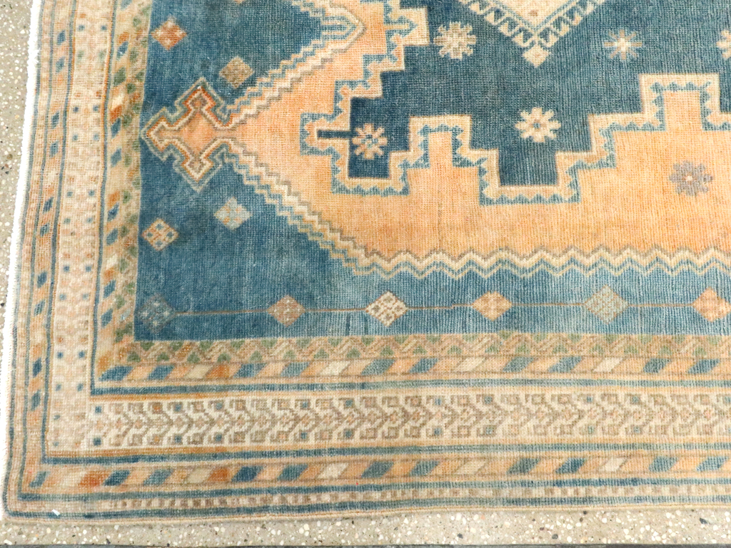 Vintage Persian Afshar Rug, No.28779 - Staging