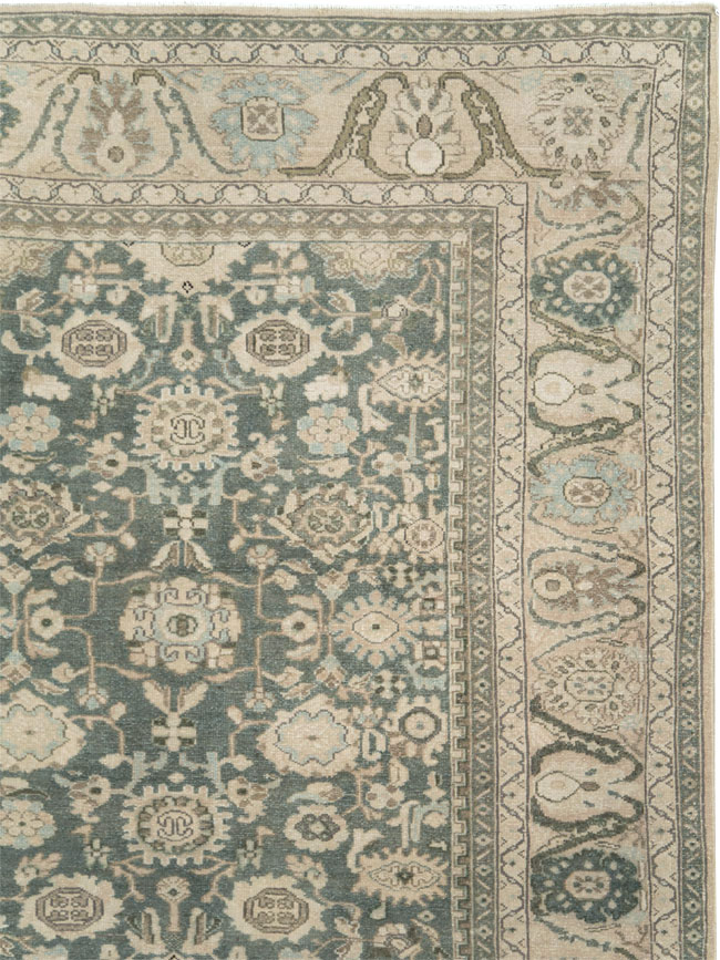 Vintage Persian Malayer Carpet, No.28780 - Staging