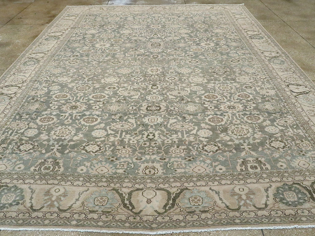 Vintage Persian Malayer Carpet, No.28780 - Staging