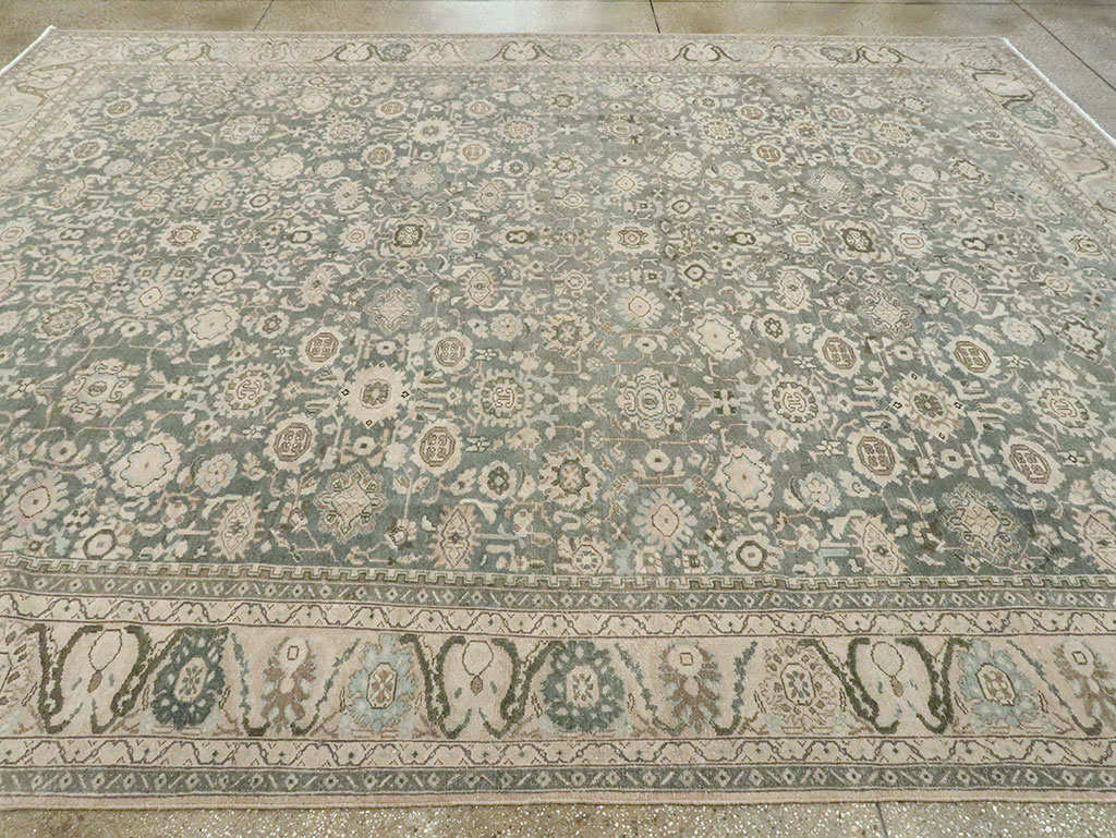 Vintage Persian Malayer Carpet, No.28780 - Staging