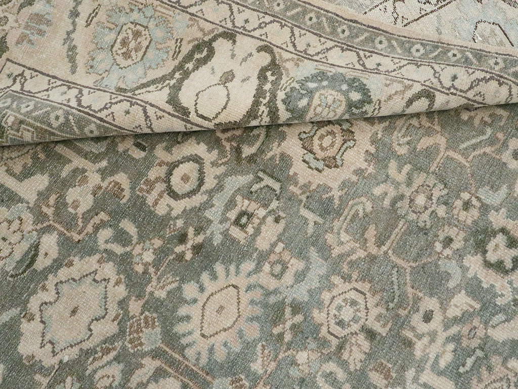 Vintage Persian Malayer Carpet, No.28780 - Staging