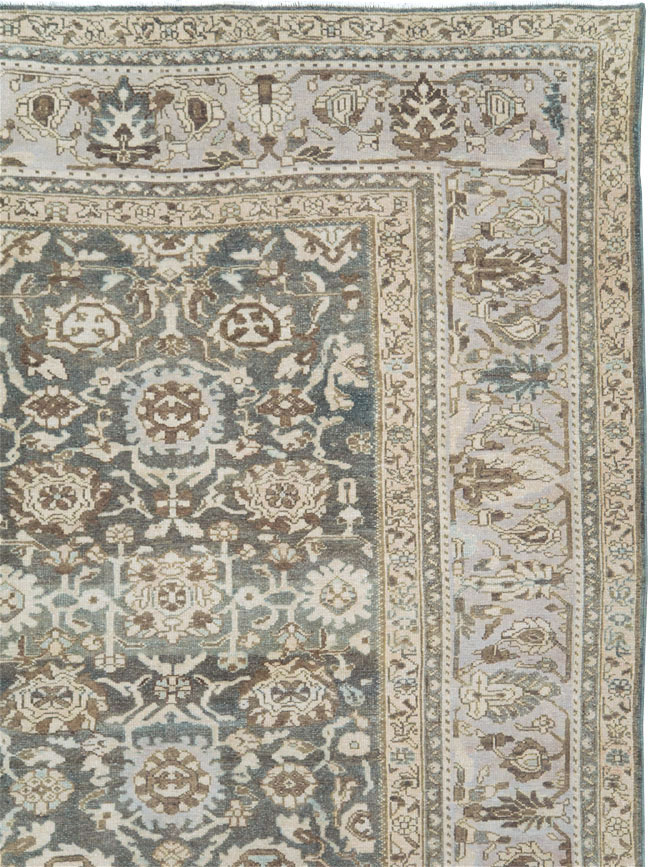 Vintage Persian Malayer Room Size Carpet, No.28781 - Staging