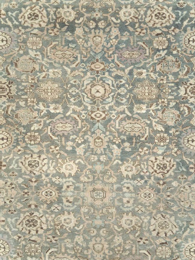 Vintage Persian Malayer Room Size Carpet, No.28782 - Staging