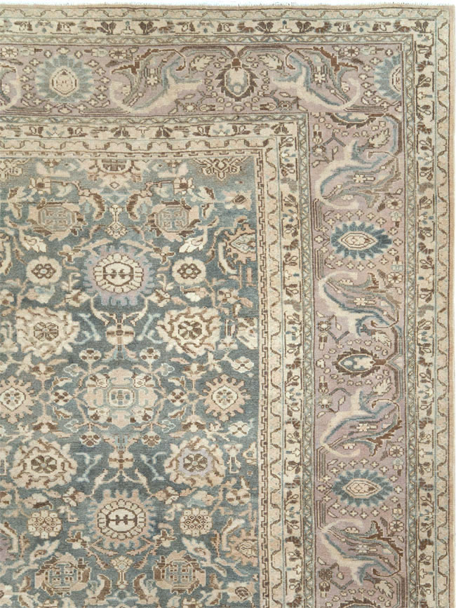Vintage Persian Malayer Room Size Carpet, No.28782 - Staging