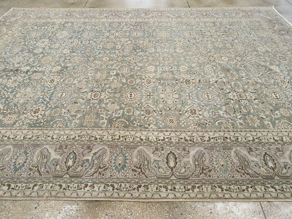 Vintage Persian Malayer Room Size Carpet, No.28782 - Staging