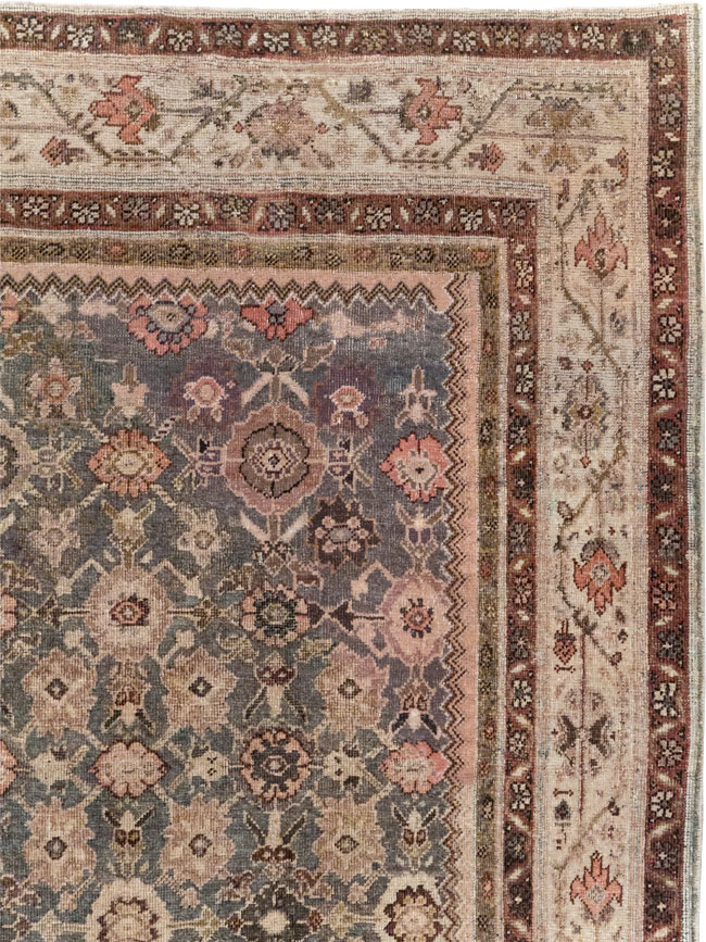 Antique Persian Malayer Gallery Accent Rug, No.28785 - Staging