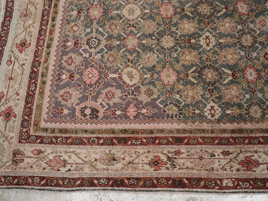 Antique Persian Malayer Gallery Accent Rug, No.28785 - Staging