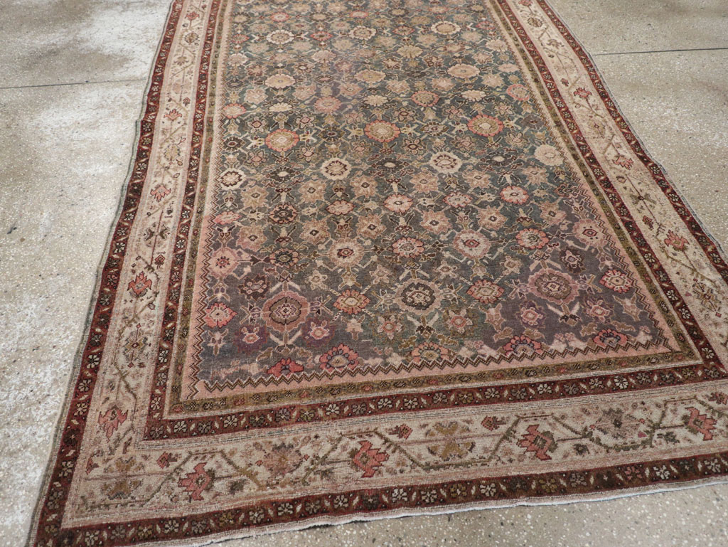 Antique Persian Malayer Gallery Accent Rug, No.28785 - Staging