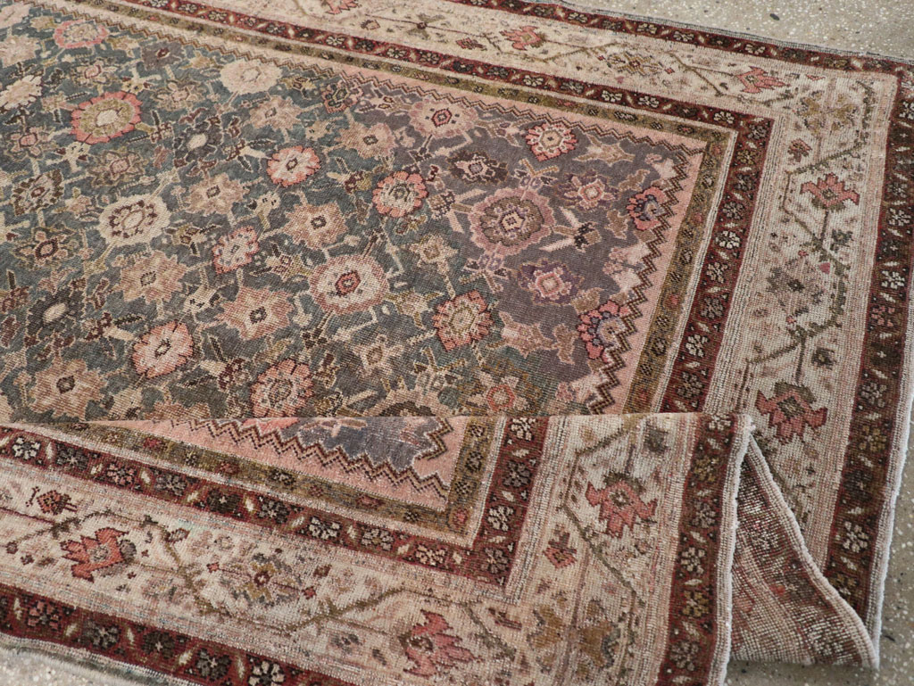 Antique Persian Malayer Gallery Accent Rug, No.28785 - Staging