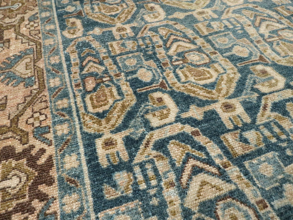 Vintage Persian Malayer Accent Rug, No.28789 - Staging