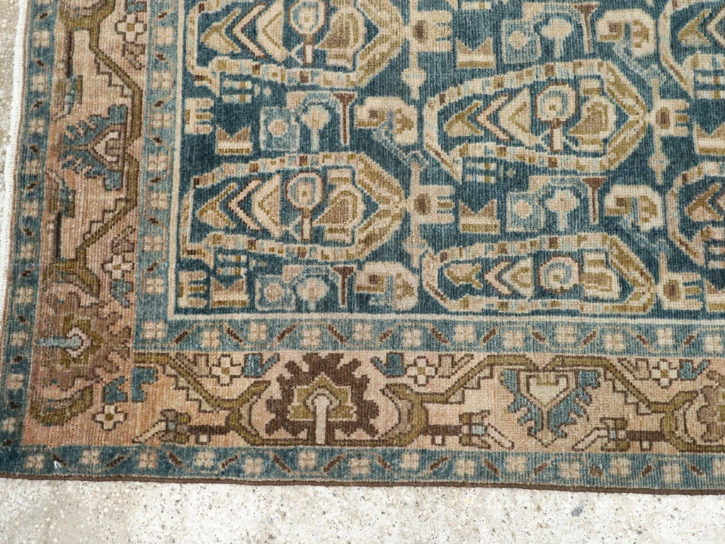 Vintage Persian Malayer Accent Rug, No.28789 - Staging