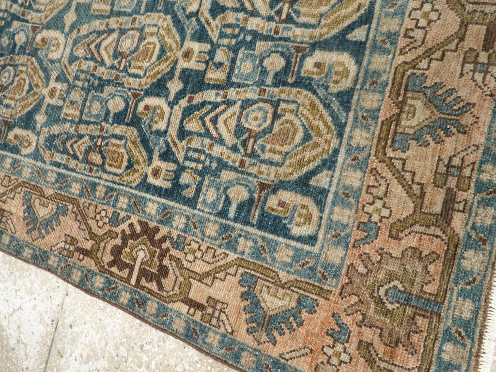 Vintage Persian Malayer Accent Rug, No.28789 - Staging