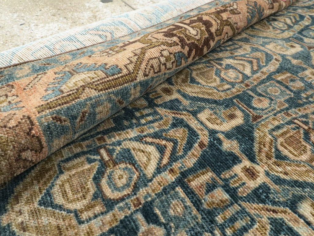 Vintage Persian Malayer Accent Rug, No.28789 - Staging