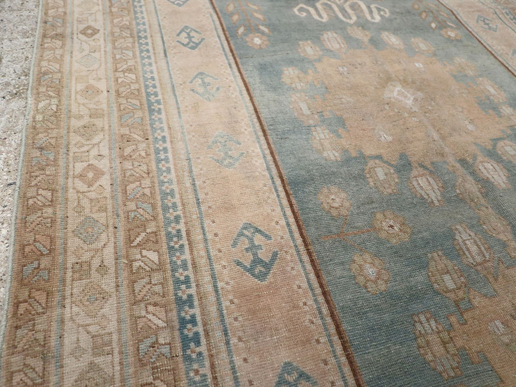 Vintage Persian Afshar Accent Rug, No.28790 - Staging