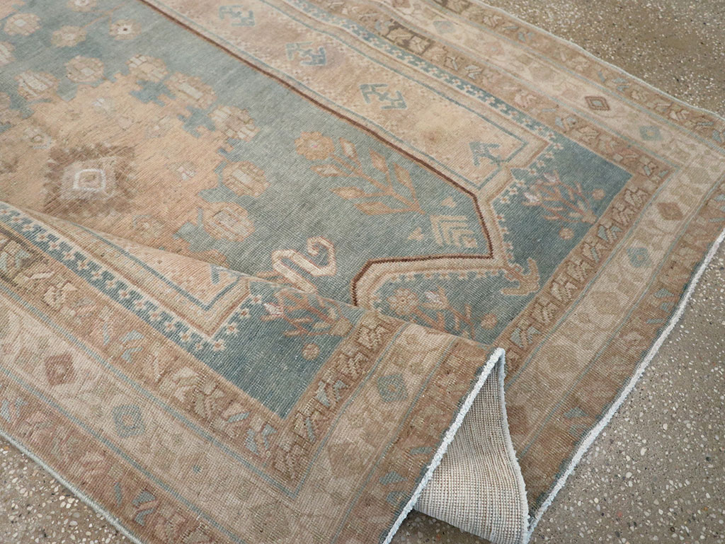 Vintage Persian Afshar Accent Rug, No.28790 - Staging