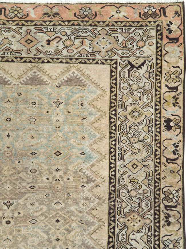 Antique Persian Malayer Gallery Carpet, No.28795 - Staging