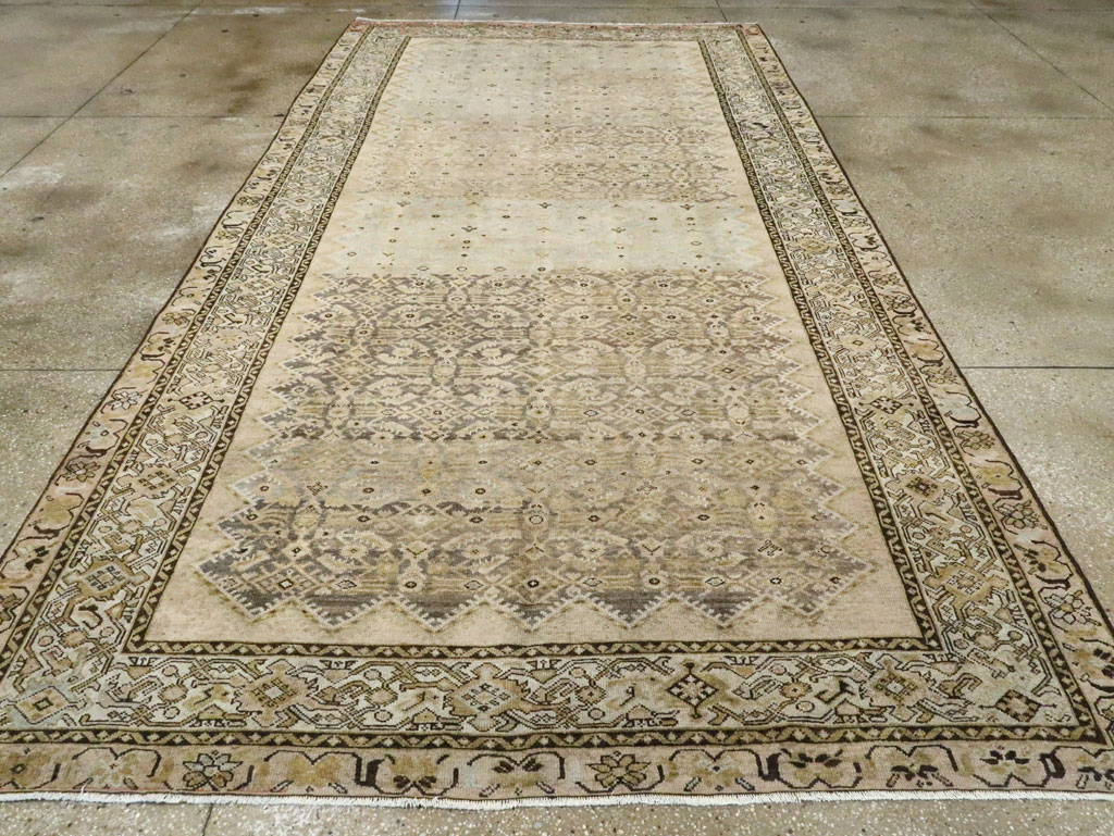 Antique Persian Malayer Gallery Carpet, No.28795 - Staging