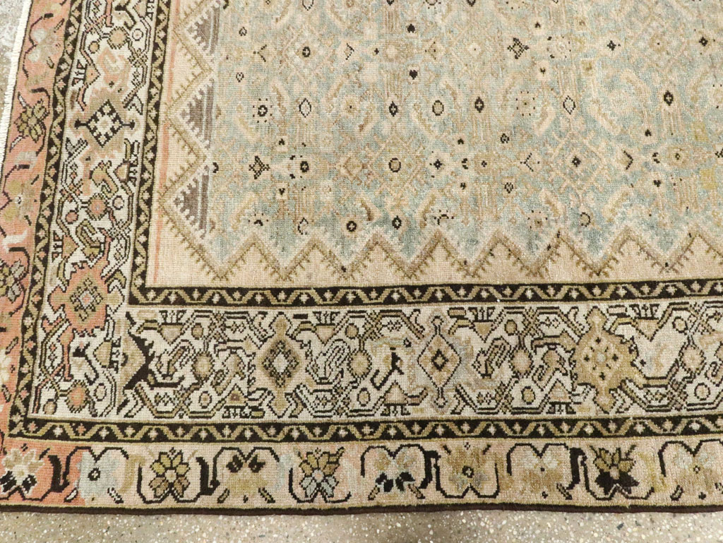 Antique Persian Malayer Gallery Carpet, No.28795 - Staging