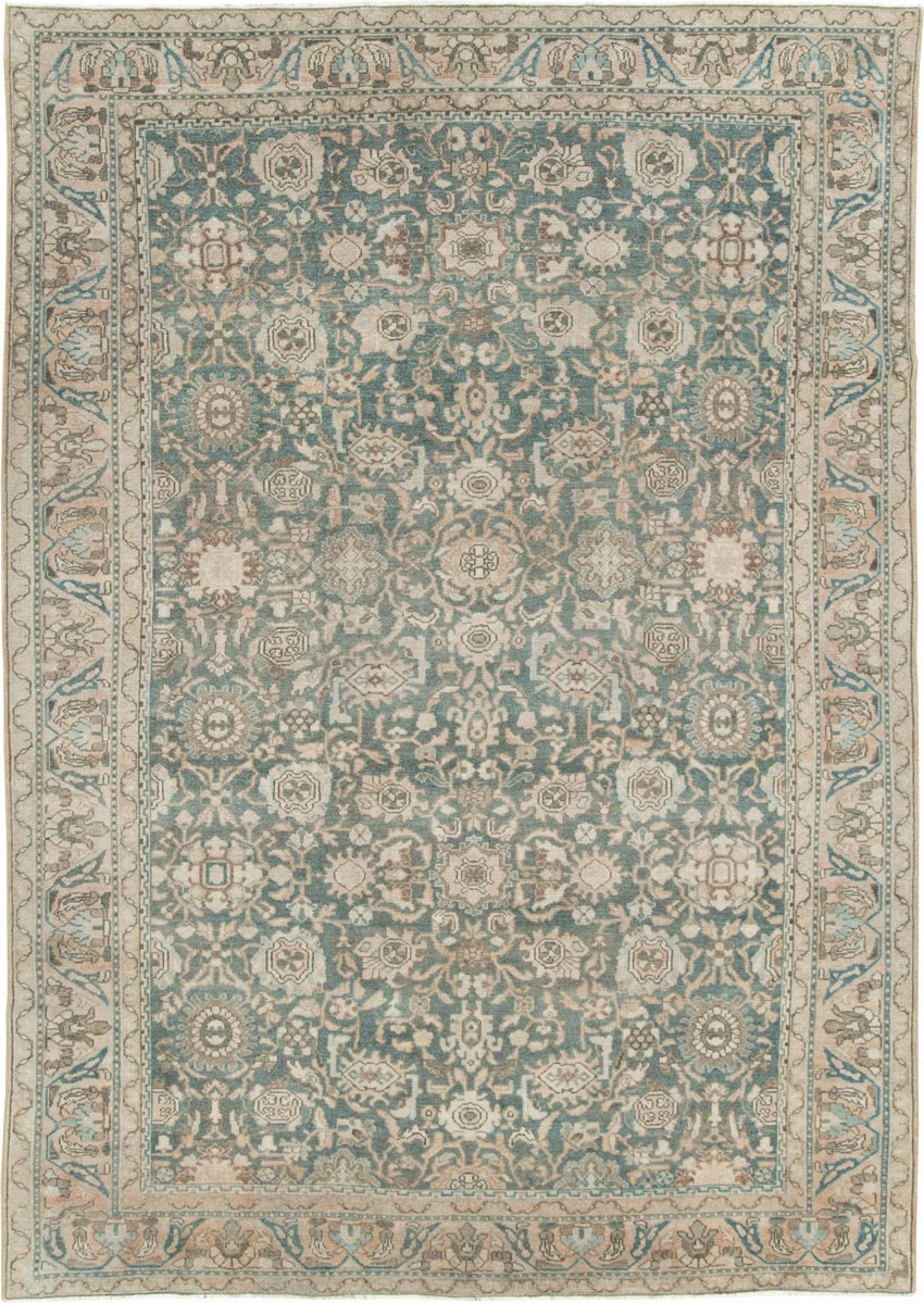 Vintage Persian Malayer Small Room Size Carpet, No.28798 - Staging