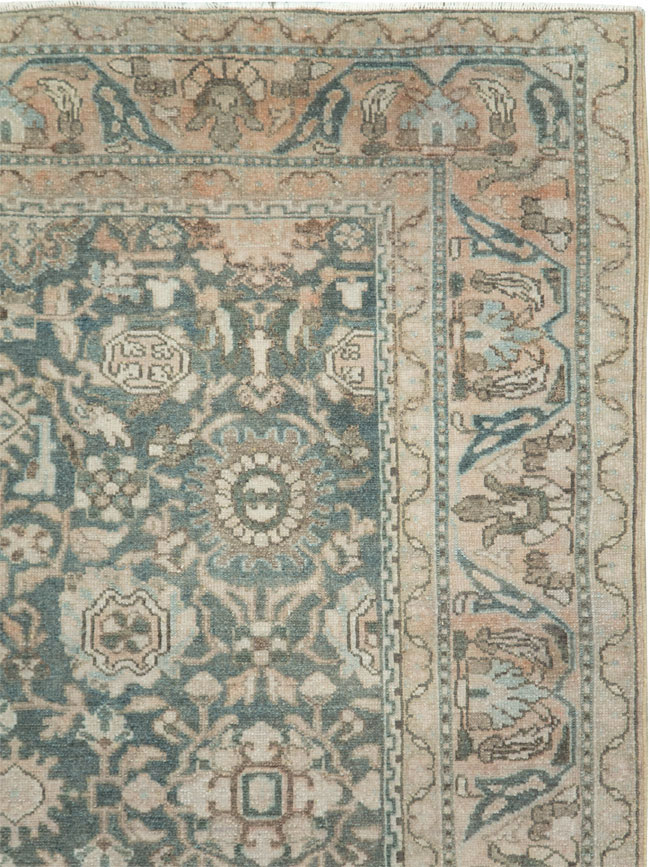 Vintage Persian Malayer Small Room Size Carpet, No.28798 - Staging