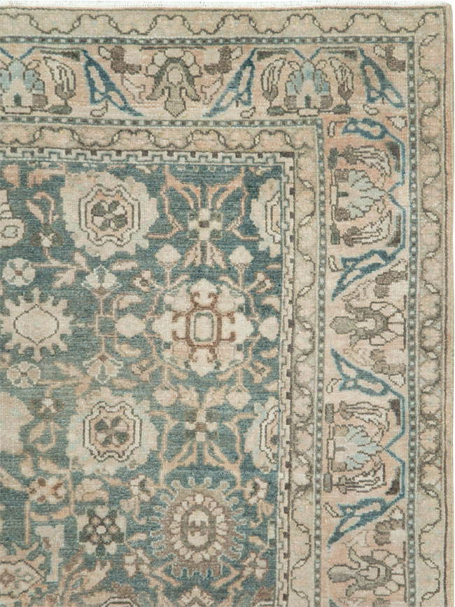 Vintage Persian Malayer Small Room Size Carpet, No.28798 - Staging