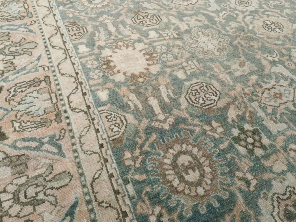 Vintage Persian Malayer Small Room Size Carpet, No.28798 - Staging