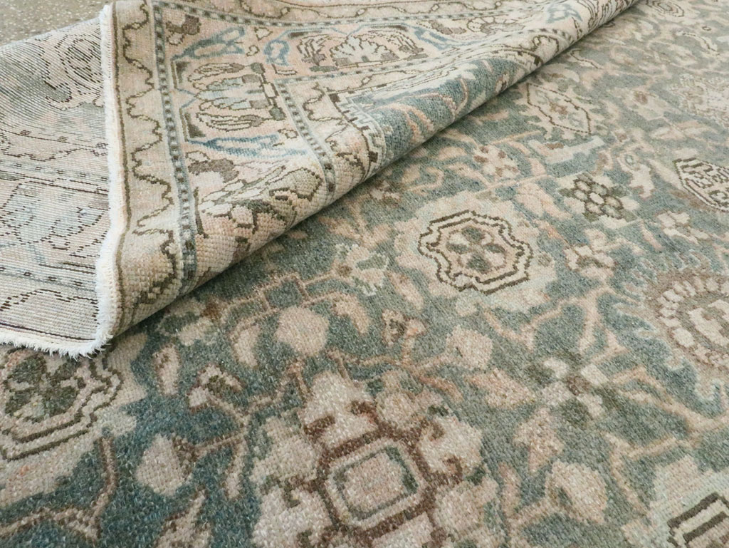 Vintage Persian Malayer Small Room Size Carpet, No.28798 - Staging