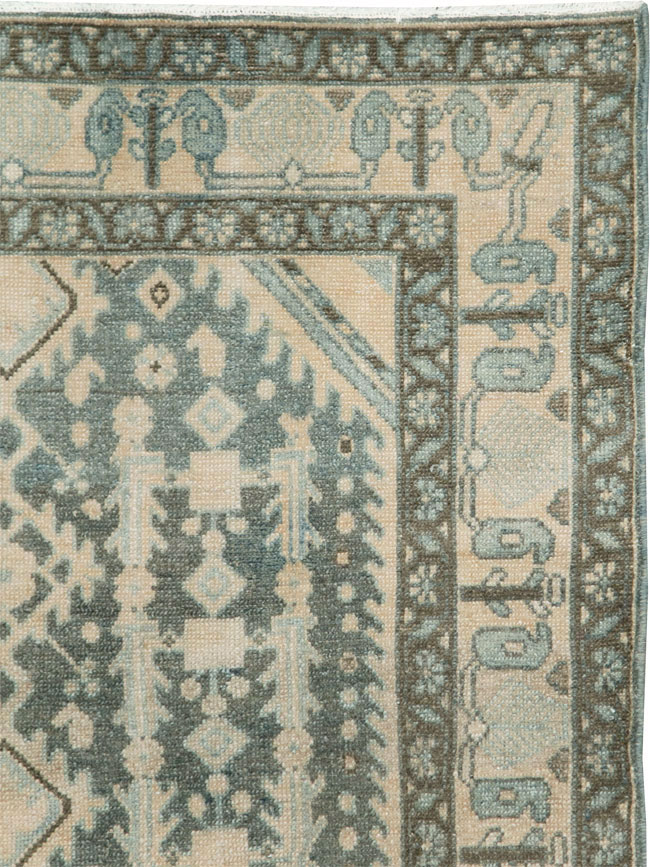 Vintage Persian Malayer Rug, No.28800 - Staging