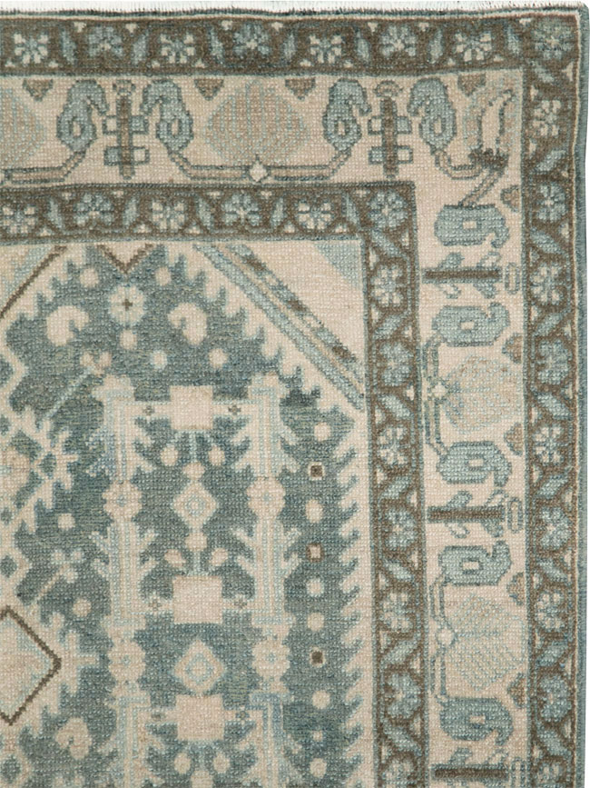 Vintage Persian Malayer Rug, No.28800 - Staging