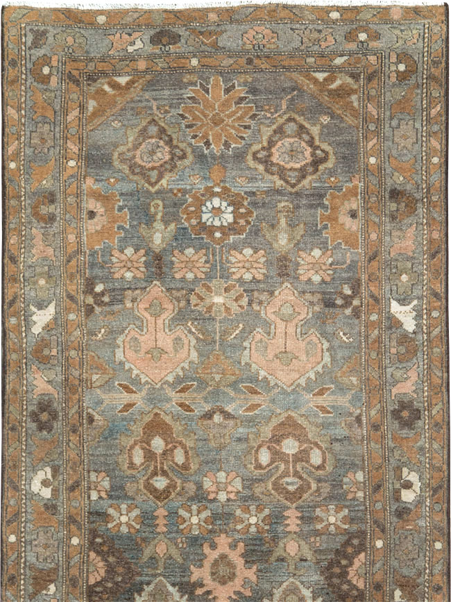 Vintage Persian Malayer Long Runner, No.28801 - Staging