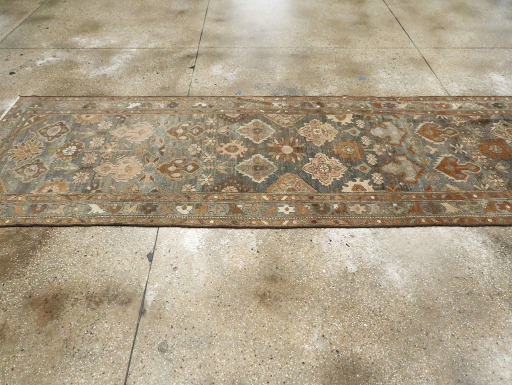 Vintage Persian Malayer Long Runner, No.28801 - Staging