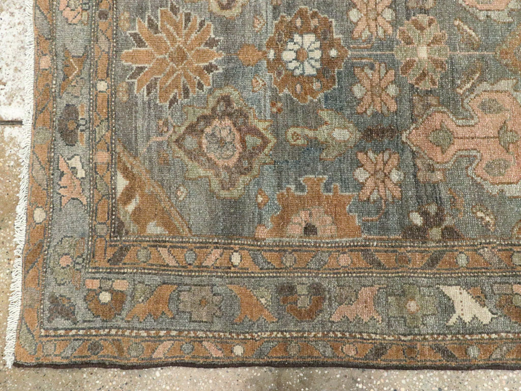 Vintage Persian Malayer Long Runner, No.28801 - Staging