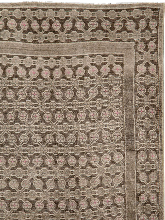 Vintage Persian Serab Runner, No.28803 - Staging