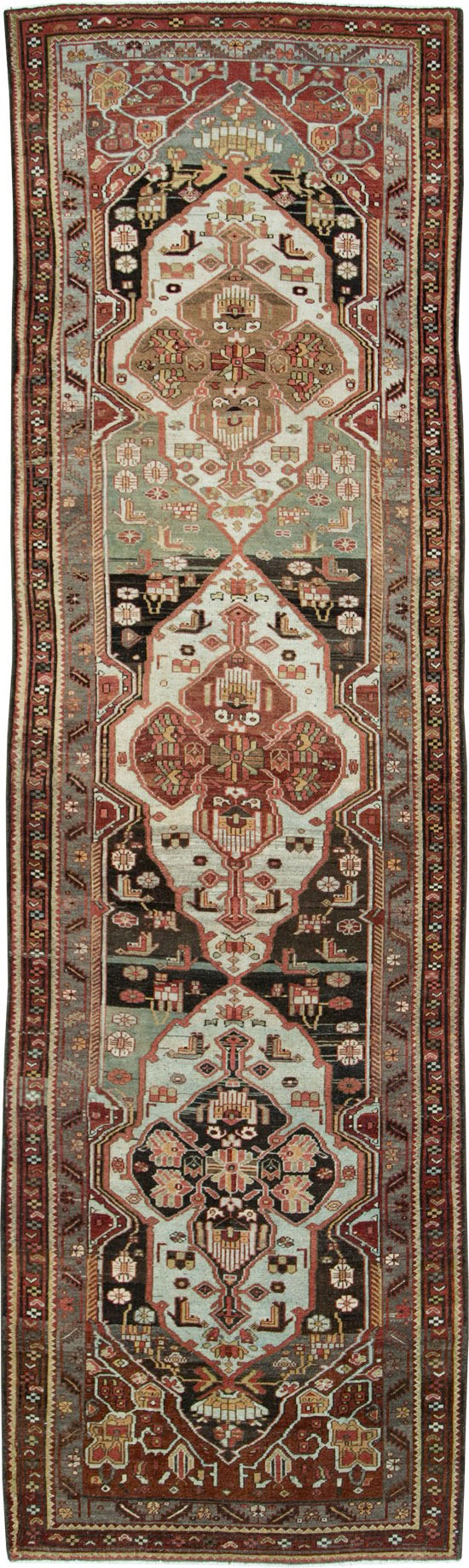 Antique Persian Malayer Runner, No.28805 - Staging