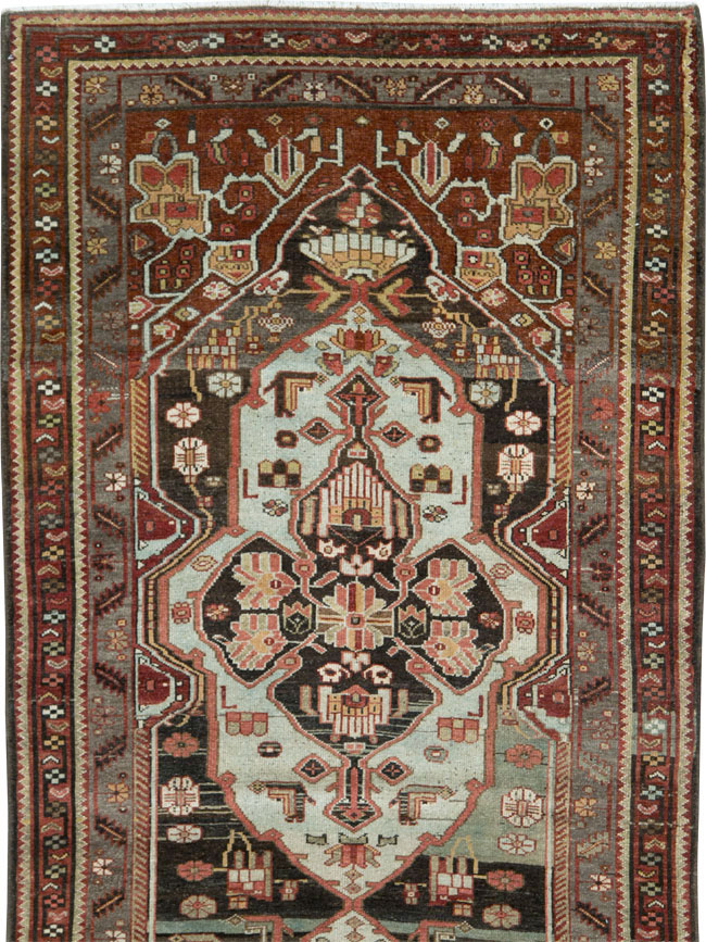 Antique Persian Malayer Runner, No.28805 - Staging