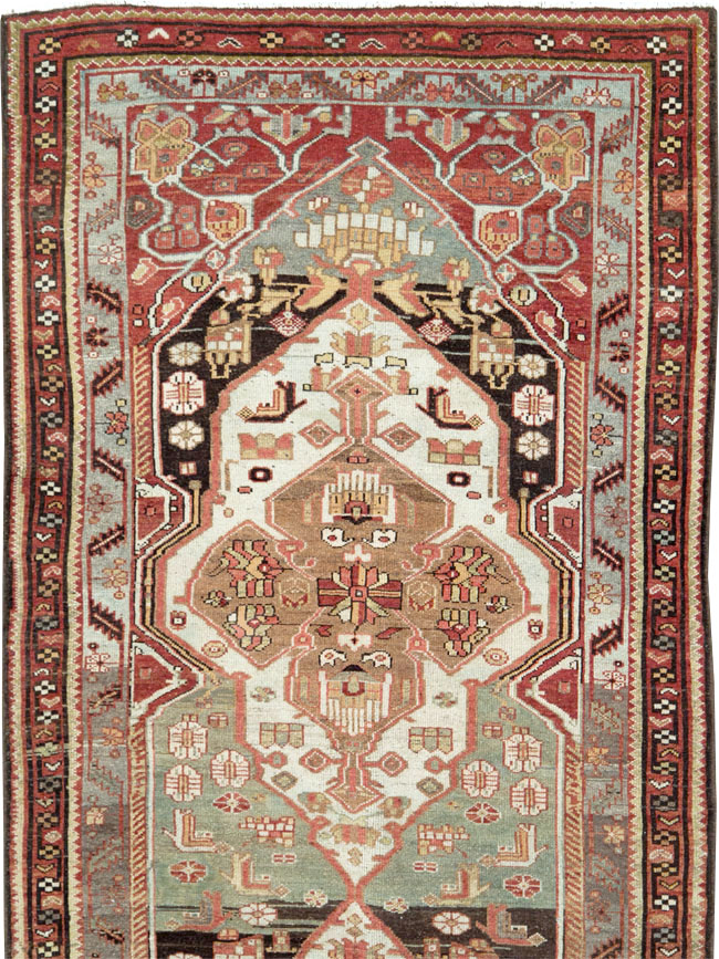 Antique Persian Malayer Runner, No.28805 - Staging