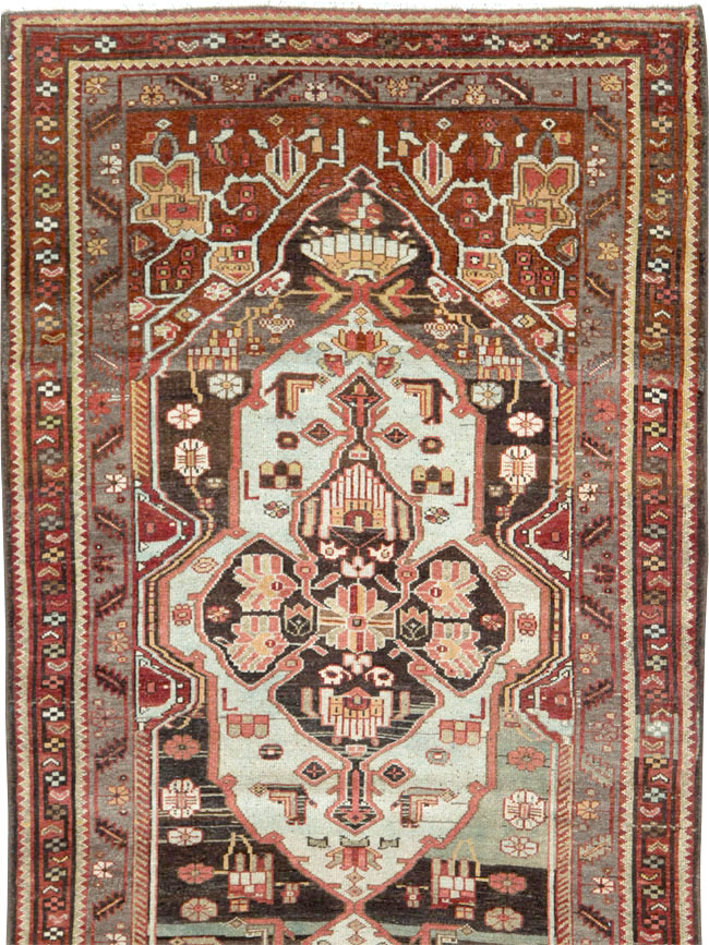 Antique Persian Malayer Runner, No.28805 - Staging
