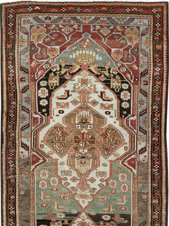 Antique Persian Malayer Runner, No.28805 - Staging
