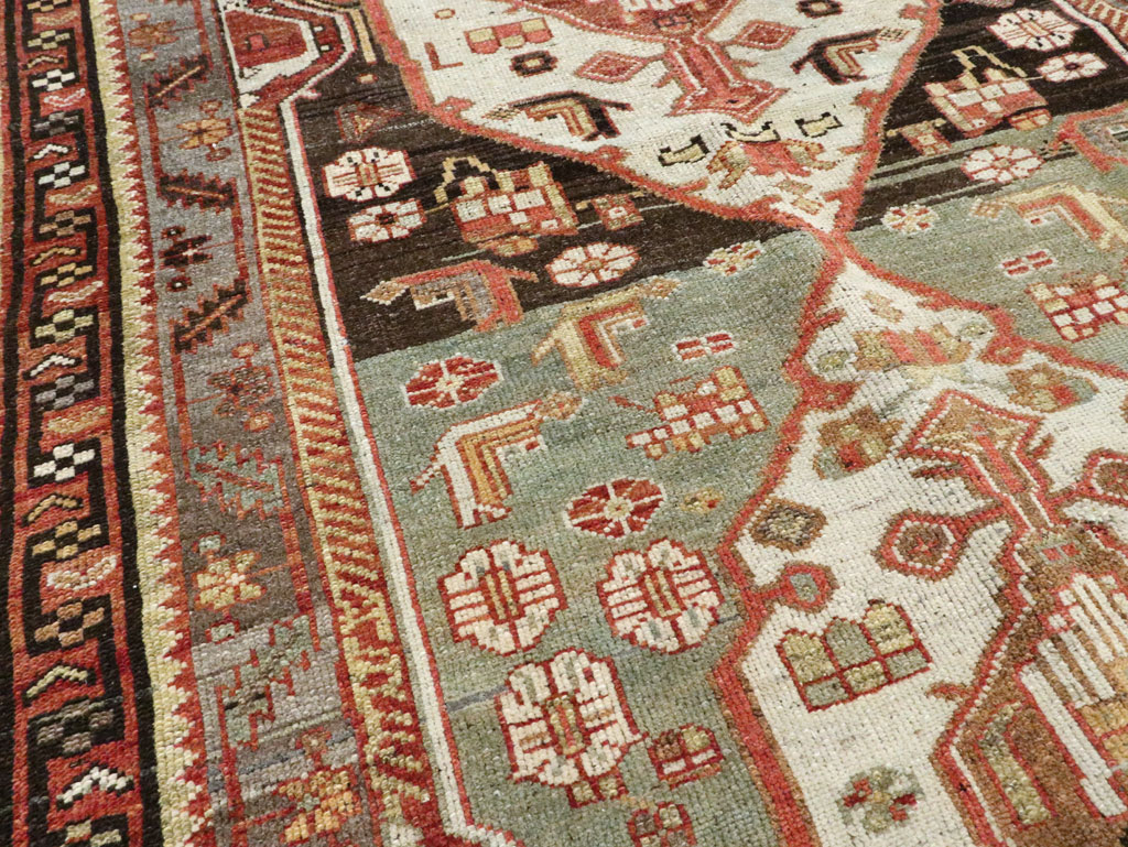 Antique Persian Malayer Runner, No.28805 - Staging