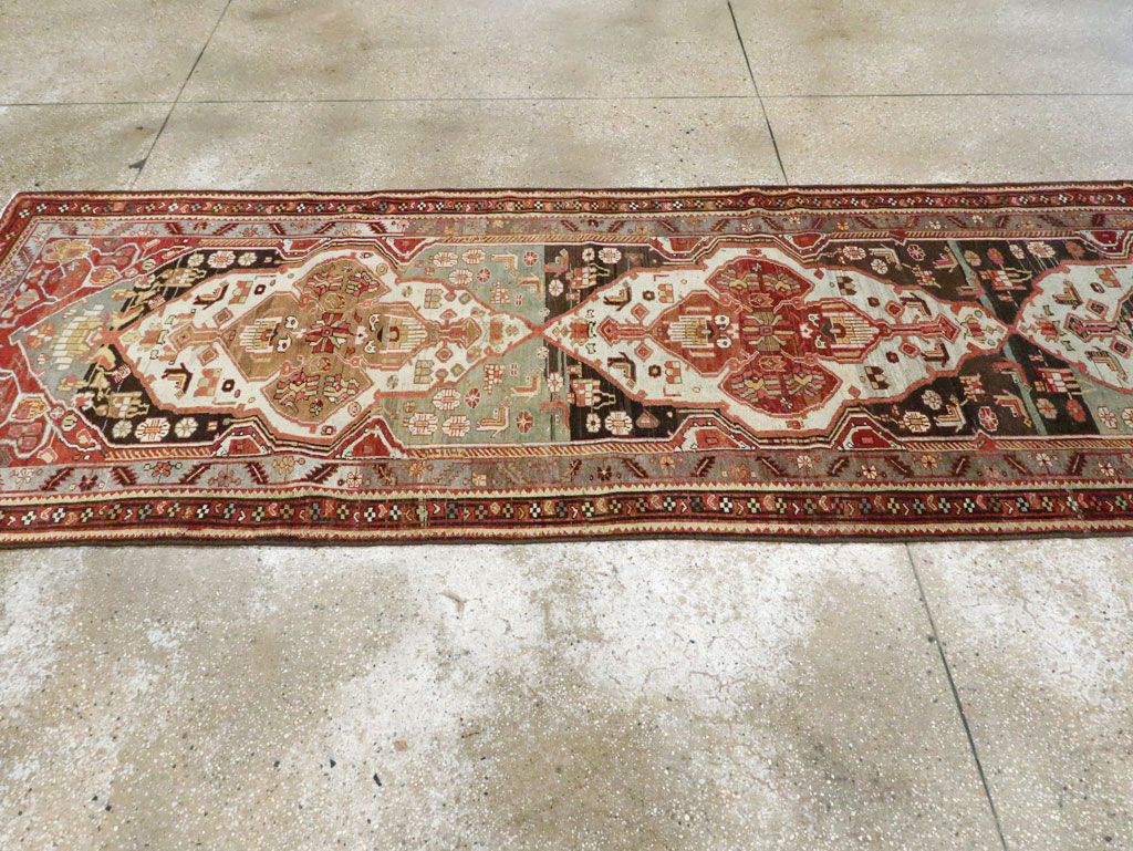 Antique Persian Malayer Runner, No.28805 - Staging