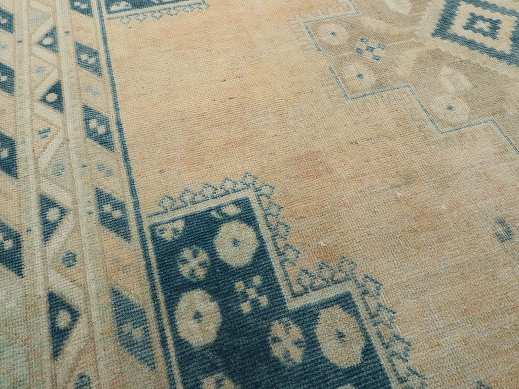 Vintage Persian Afshar Accent Rug, No.28806 - Staging