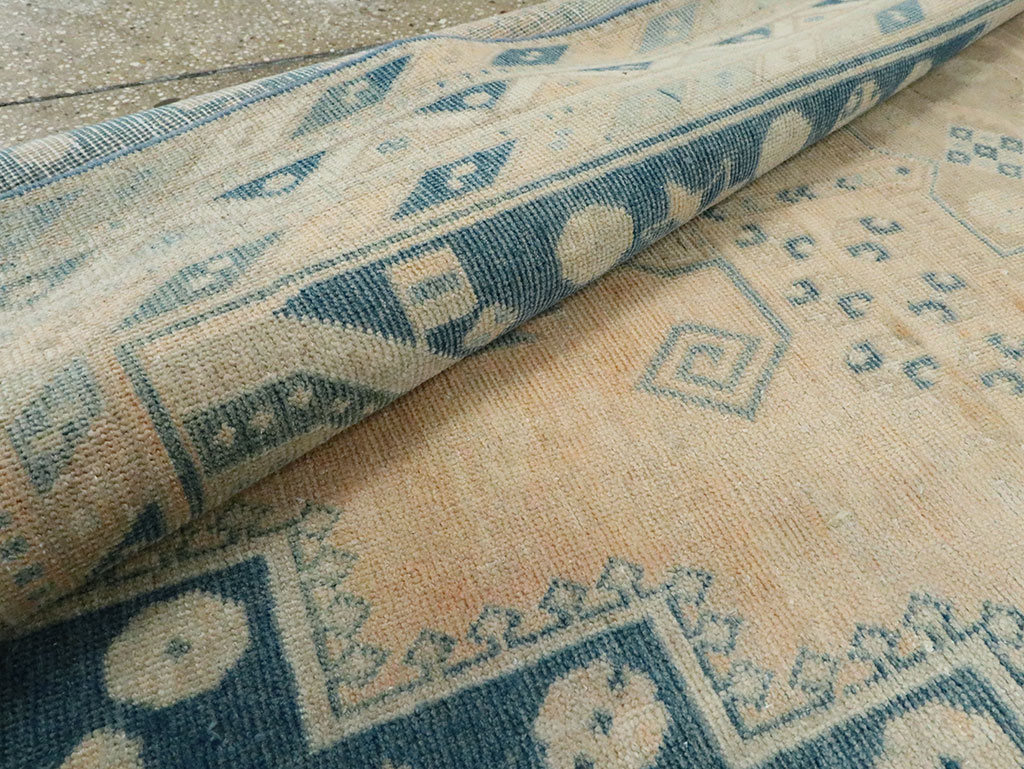 Vintage Persian Afshar Accent Rug, No.28806 - Staging