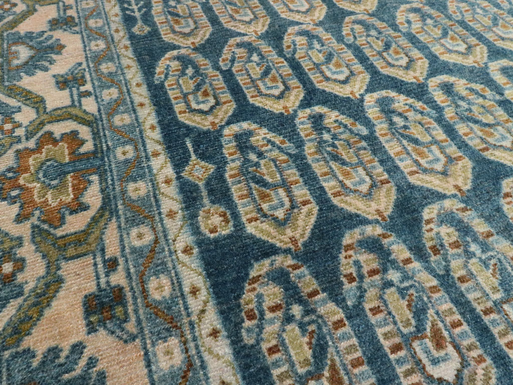 Vintage Persian Malayer Accent Rug, No.28808 - Staging