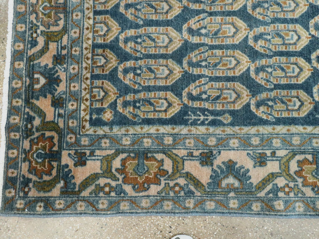 Vintage Persian Malayer Accent Rug, No.28808 - Staging