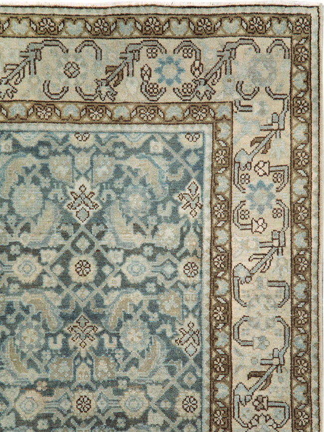 Vintage Persian Malayer Gallery Carpet, No.28809 - Staging