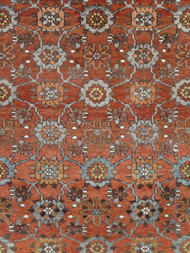 Vintage Persian Malayer Gallery Rug, No.28811 - Staging